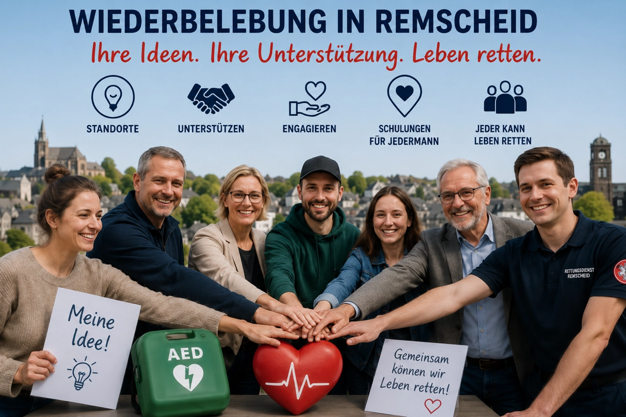Woche der Wiederbelebung in Remscheid Teilnehmende der Woche der Wiederbelebung in Remscheid